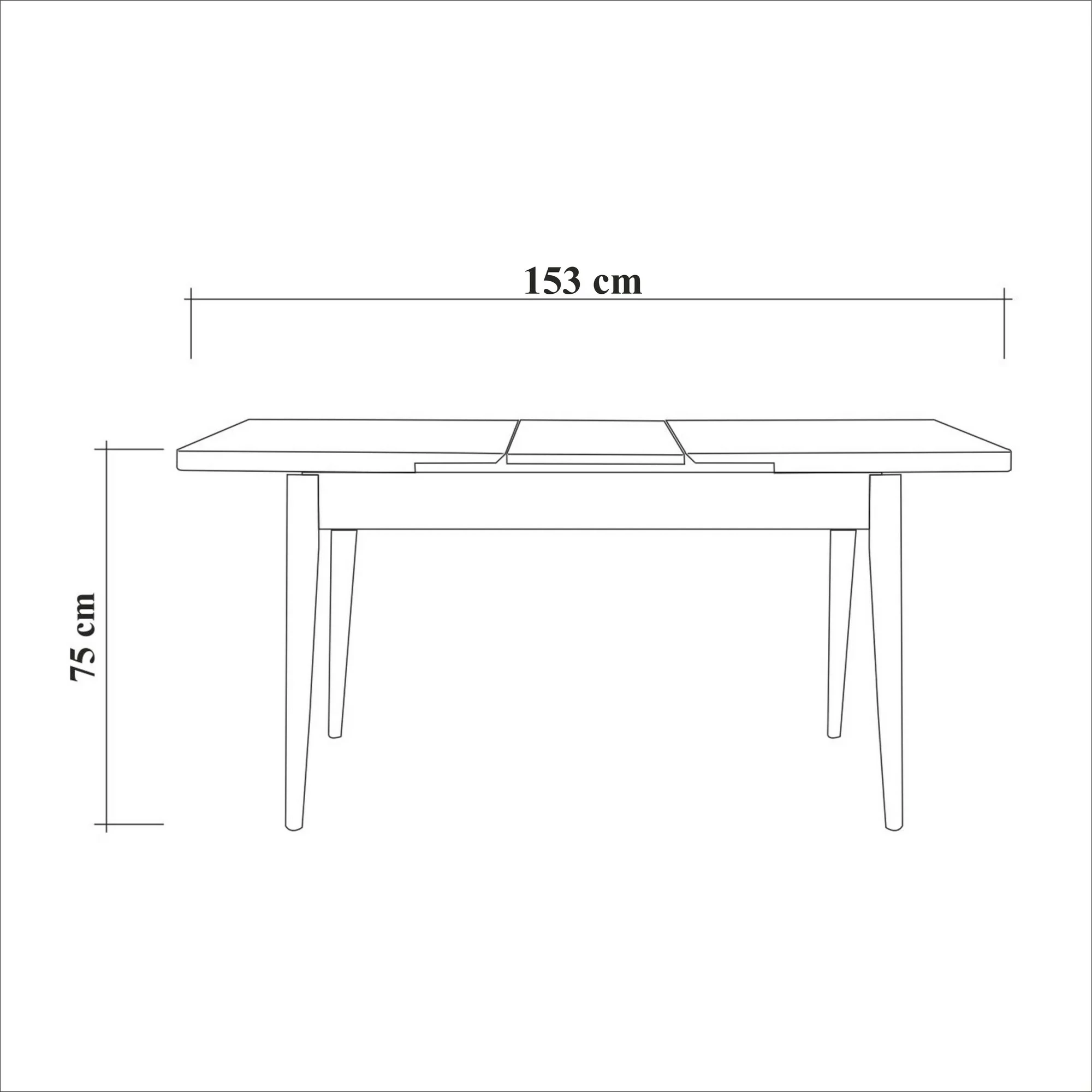 Set tavolinë me karrige për ngrënie, i zgjatshëm, Hanah Home, Santiago, ngjyrë Atlantic Pine dhe antracit, 5 copë