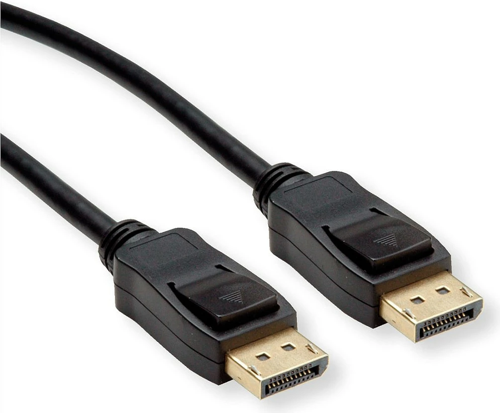 Kabllo DisplayPort VALUE 11.99.5813, 5 m, DP 1.4, 8K@60Hz, e zezë