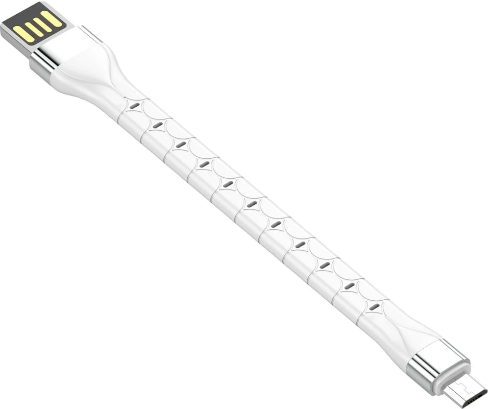 Kabllo e karikimit Ldnio 2.4A 15CM Compact Size TPE USB3.0 Data Cable