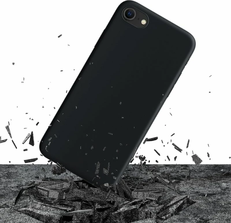 Maskë telefoni 3mk Matt Case Pro për iPhone SE 2020, e zezë