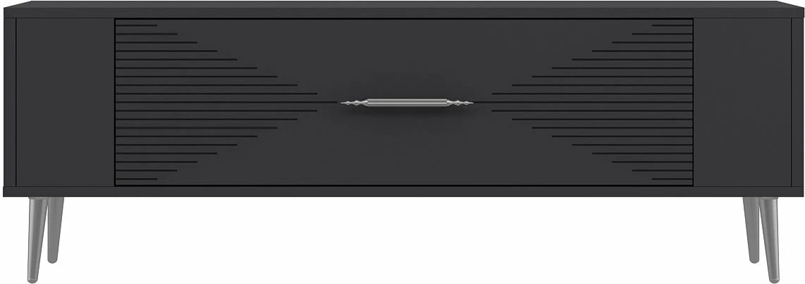 Komodë TV Skye Decor, Retrol1, anthracite-silver