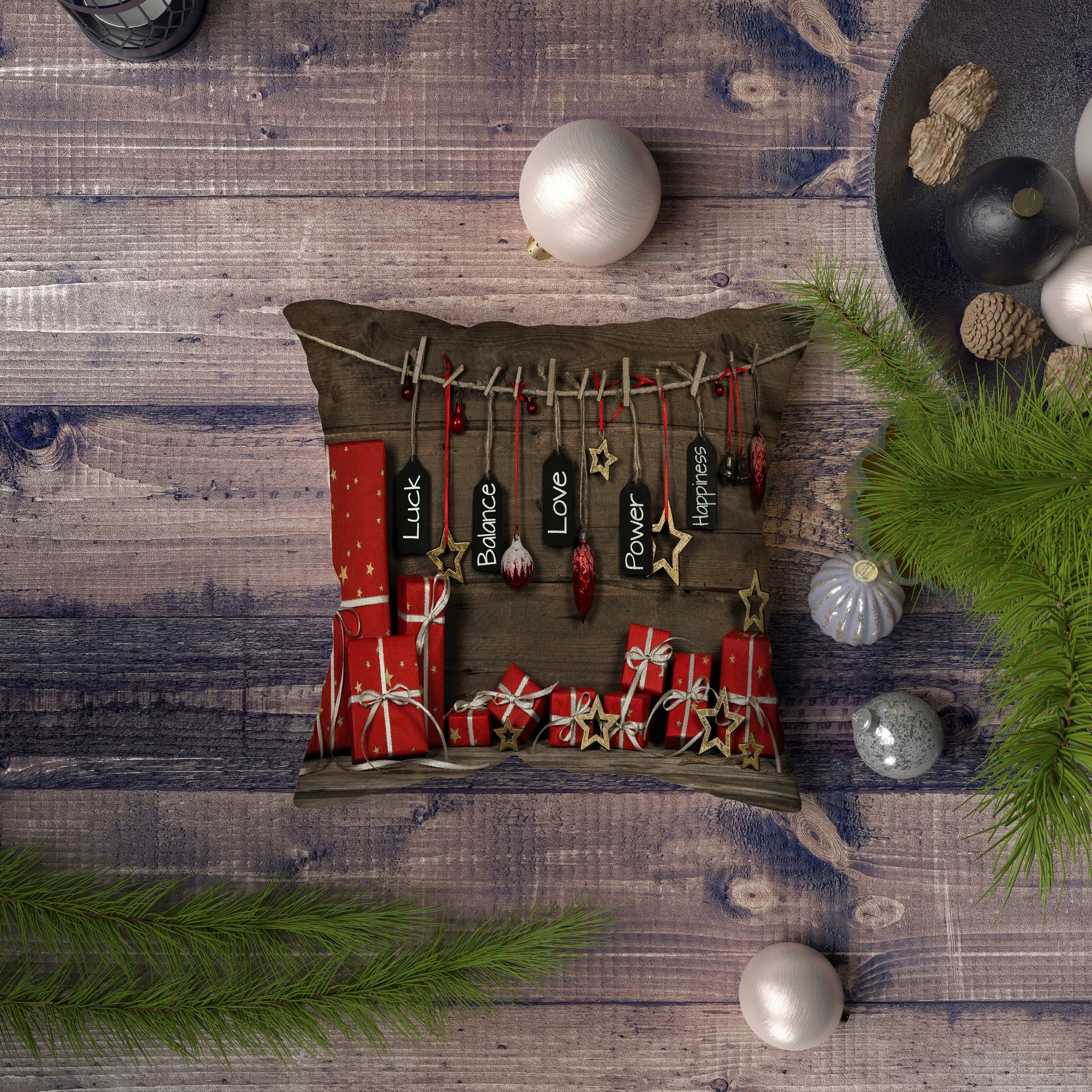 Jastëk Aberto Design, NYXMAS111, shumëngjyrësh, 43x43cm