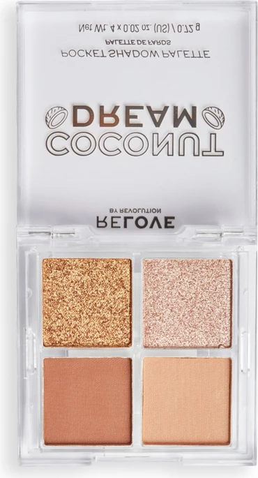 Revolution Relove - Pocket Size Eyeshadow Palette - Coconut Dream