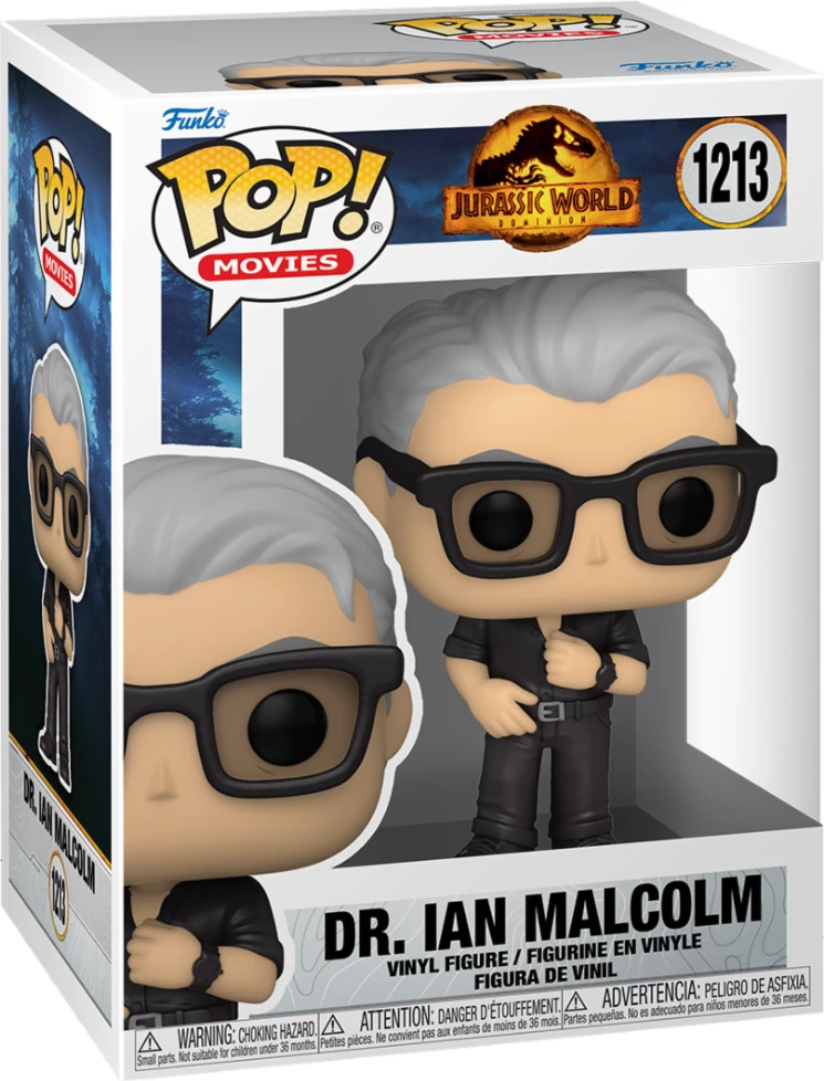 Figurinë vinili Funko Pop! Movies Jurassic World 3 Dr. Ian Malcolm #1213
