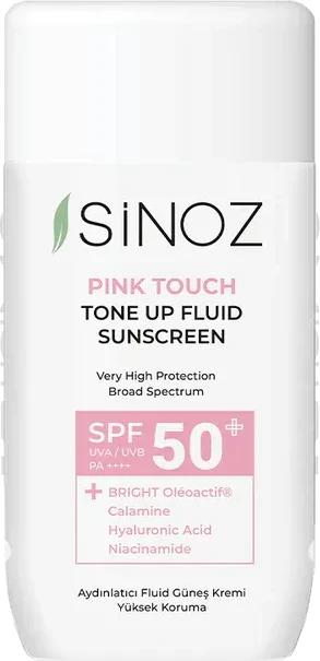 Krem kundër diellit Pink Touch Tone Up Fluid SPF 50+