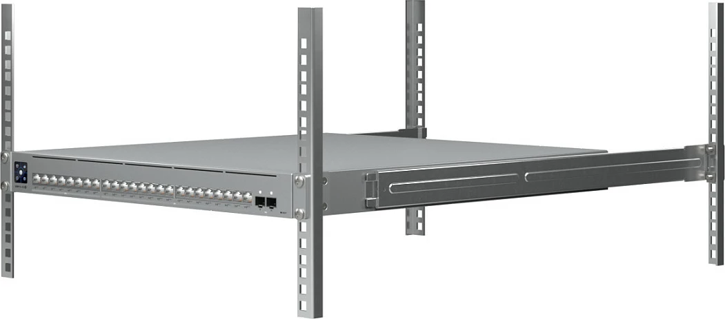 Switch Ubiquiti UniFi USW-Pro-XG-24-PoE, 24x RJ45 (16x 10G + 8x 2.5G), PoE 720W, Rack Mount, gri