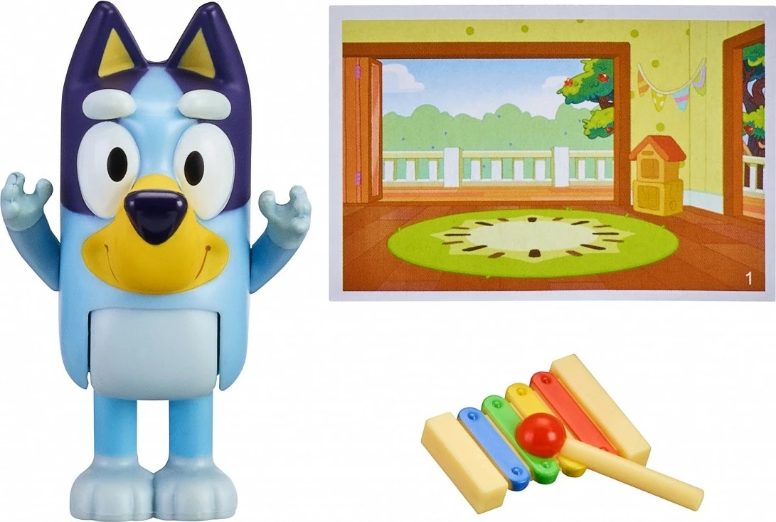 Figurinë Bluey Tm Toys BLU18040, Bingo & Dunny, plastikë, për fëmijë, shumëngjyrëshe, 1 copë