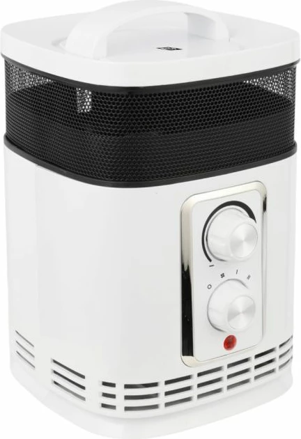 Ngrohës ventilatori PTC SHE SHX360PTC 1500W, 360°, element qeramik, termostat, i bardhë
