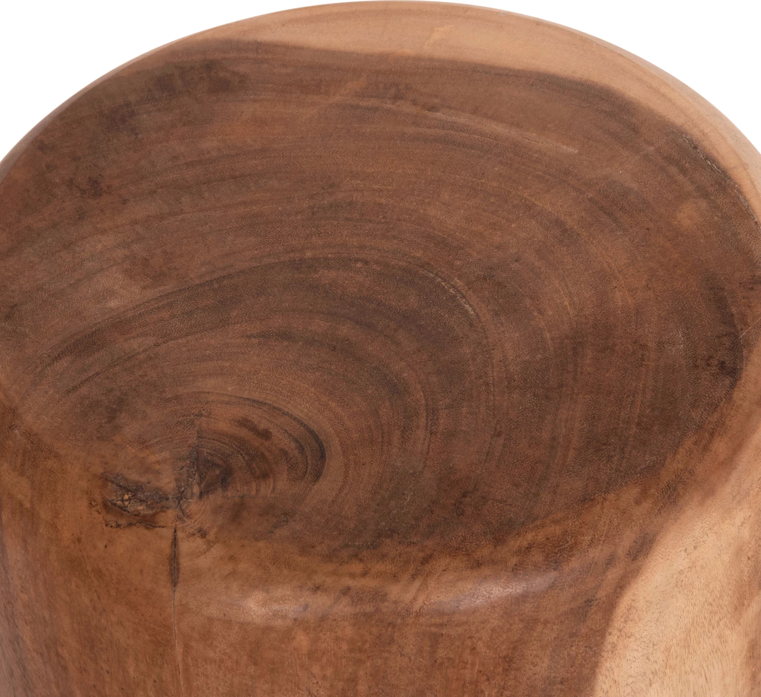 Karrige për bar rrethore TOBI, dru suar natyral, FH9791.11, 39x42cm