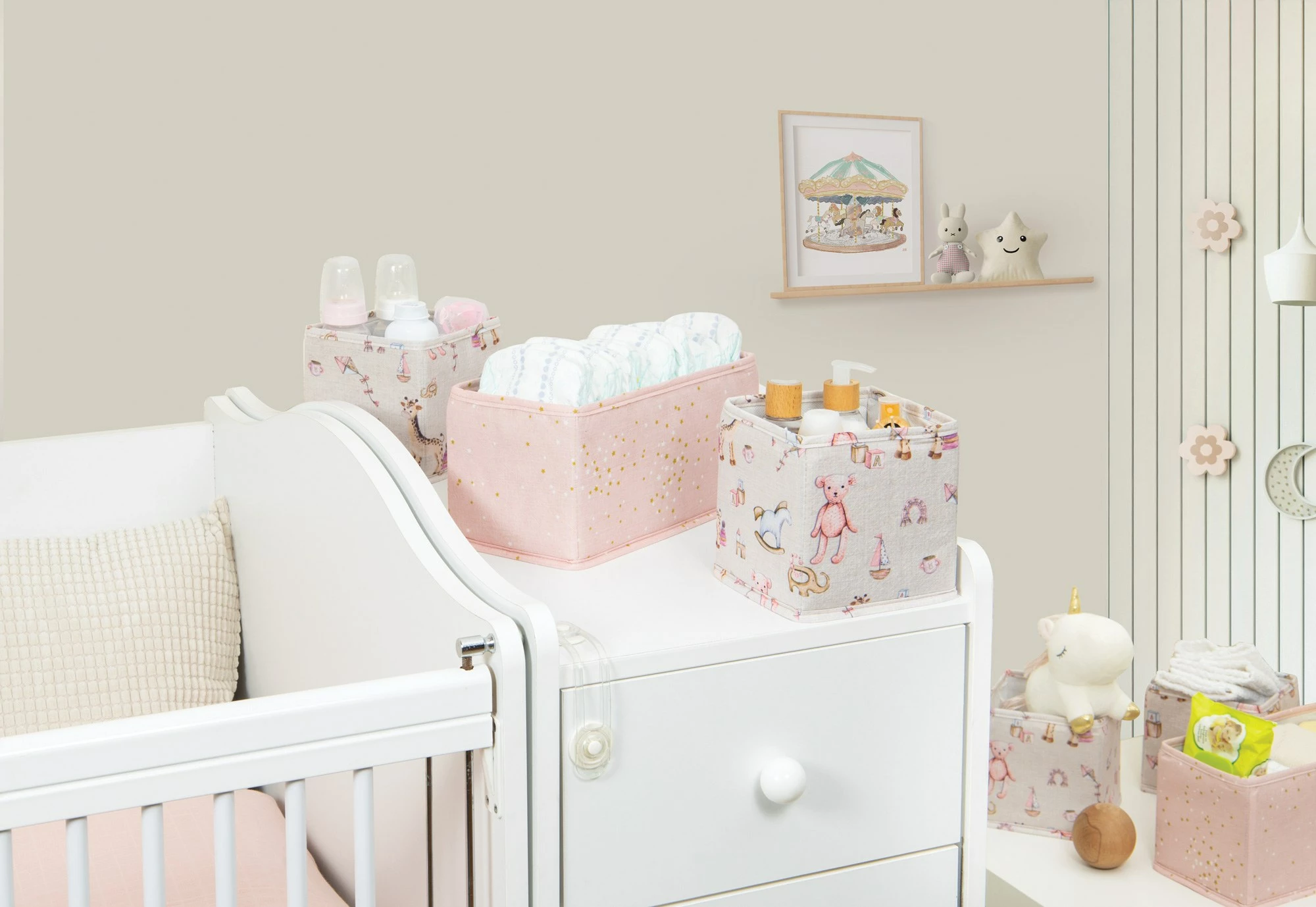 Set shporta prej fetli (3 copë), Aberto Design, ALS-03969