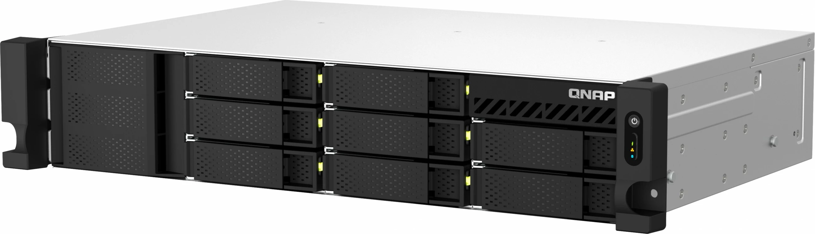 NAS rackmount QNAP TS-864eU-RP-8G, 8 vende, Intel Celeron N5095, 8GB RAM, 2U, short depth, i zi