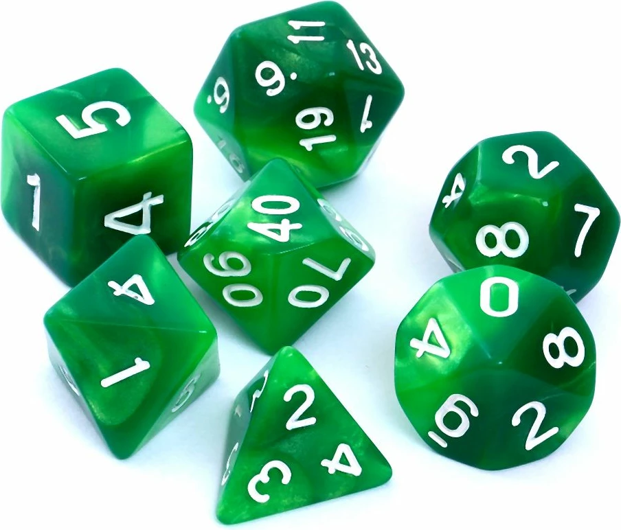 Set zare RPG Rebel Complete Set 106471, 7 copë, dyngjyrësh jeshile-verdhë