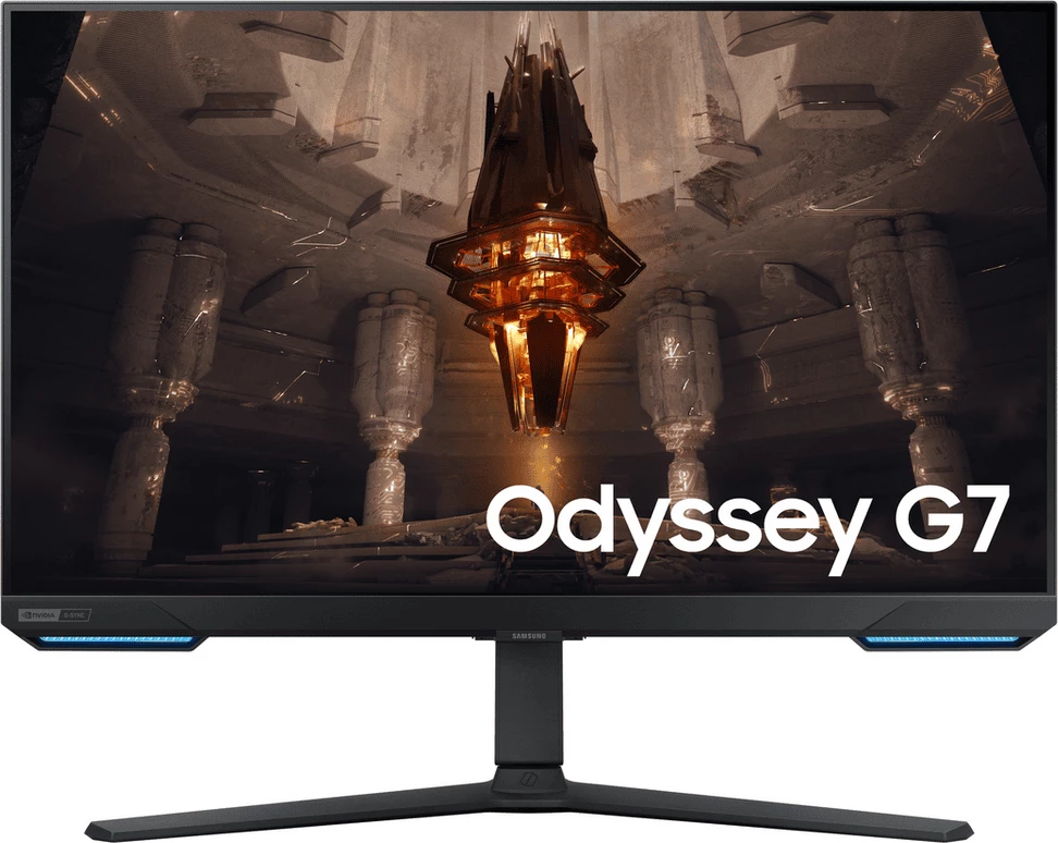 Monitor Samsung Odyssey G7 LS32BG700EUXEN 32" 4K 144 Hz IPS 1 ms me altoparlantë i zi
