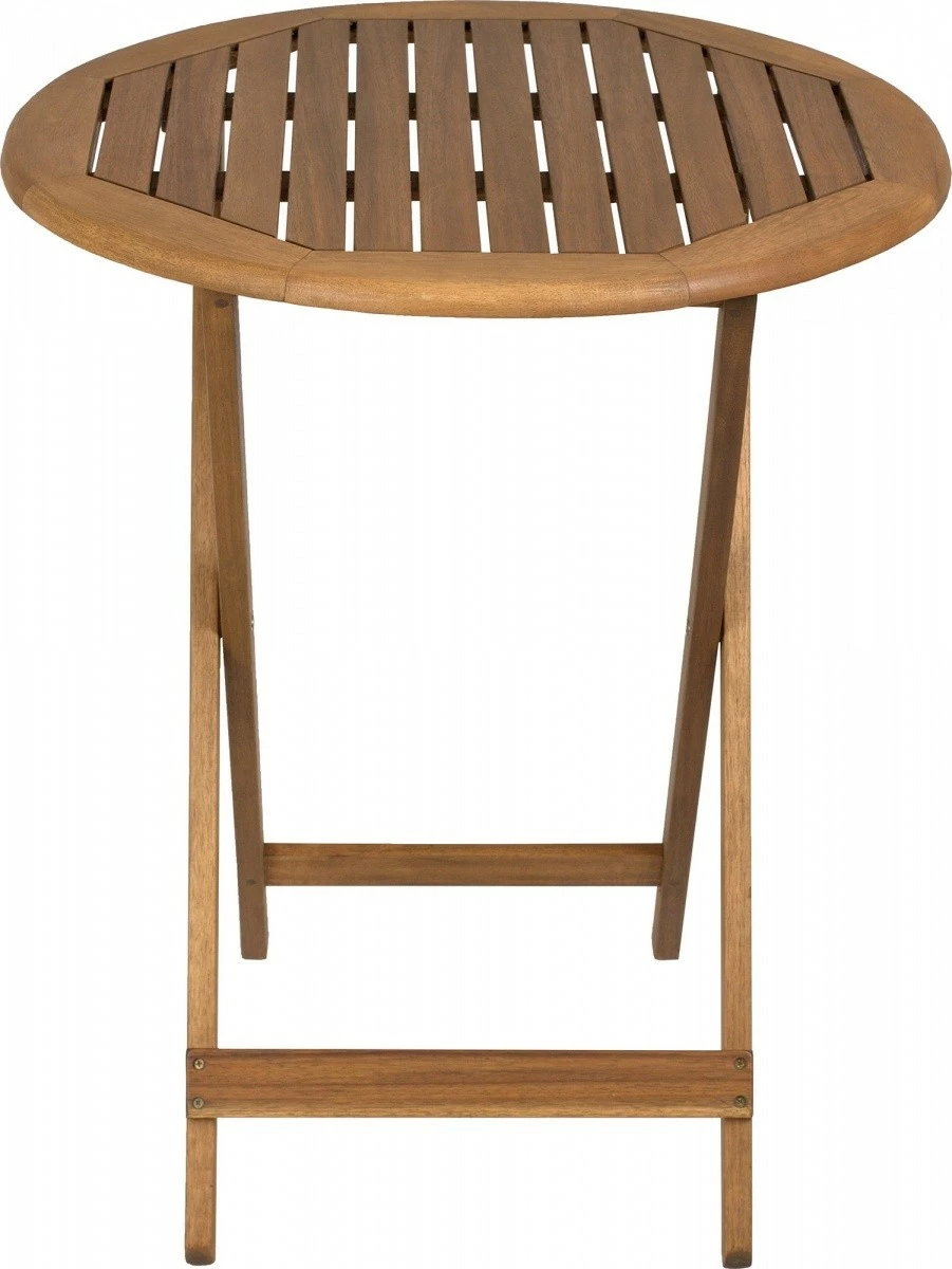 Set mobiljesh kopshti Fieldmann FDZN 4003-T, dru, kafe, 1 tavolinë + 2 karrige me jastëkë