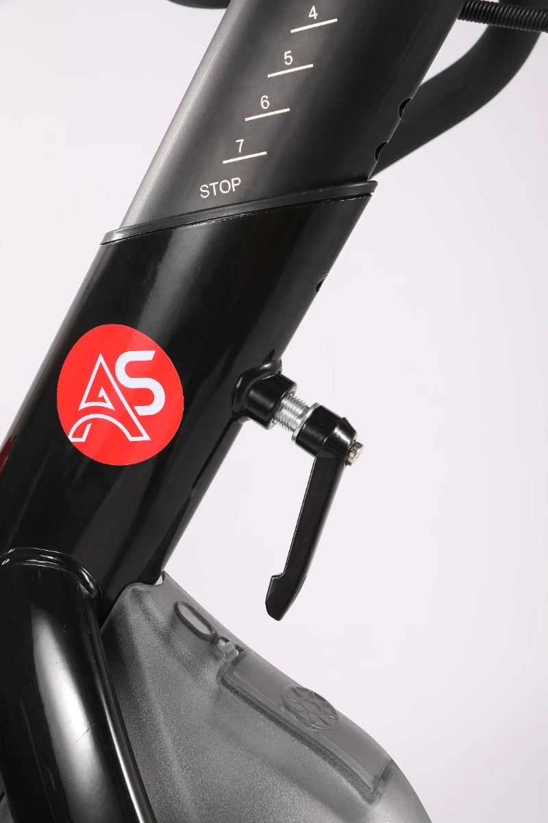 biçikletë statike indoor ART.IS sport Superior AS2 (AS8718), volant 8 kg, Bluetooth Kinomap/Zwift, deri 120 kg, e zezë/kuqe