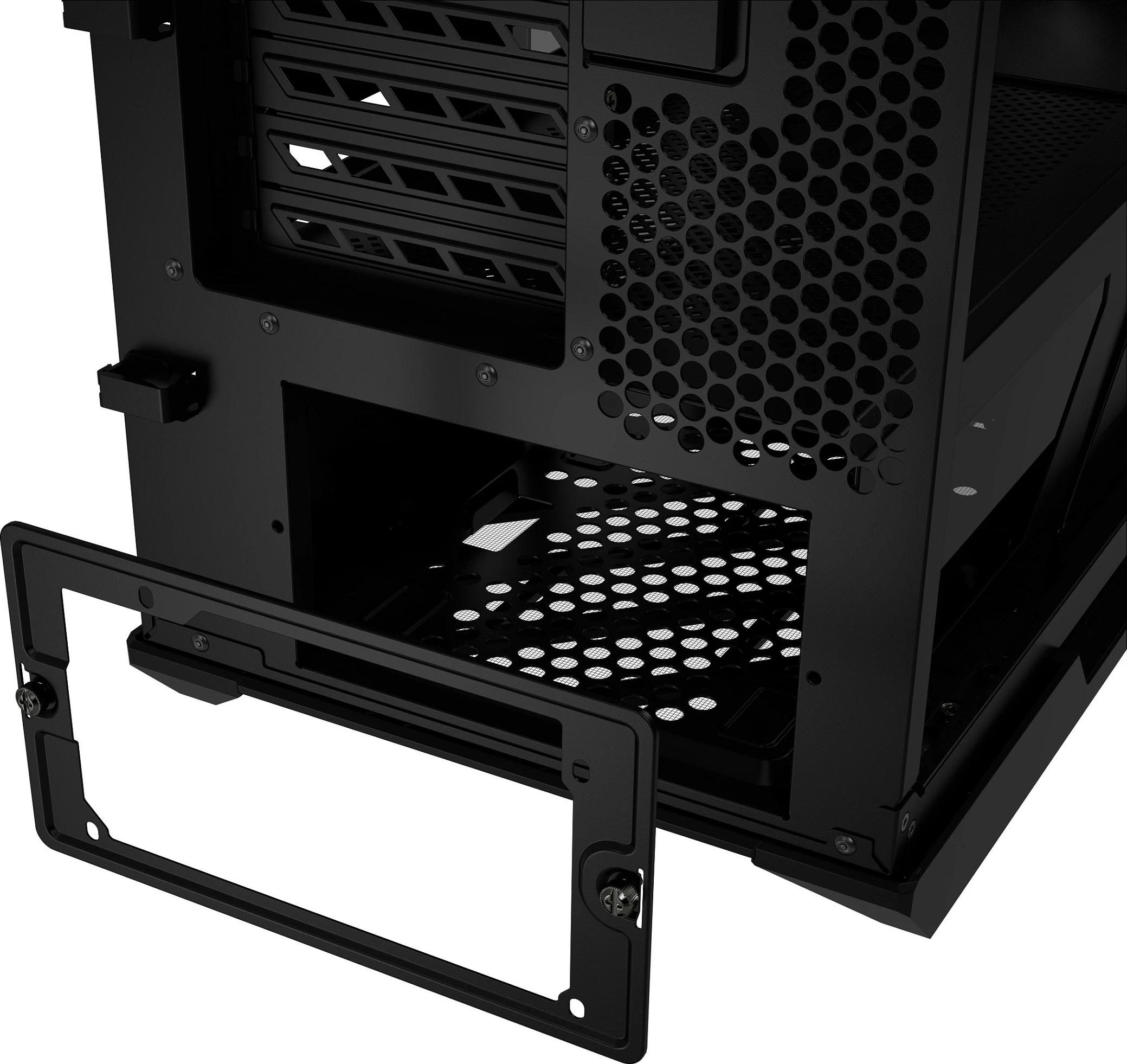 Kasë ASUS ROG Strix Helios II GX601S, Midi Tower, Tempered Glass, RGB, e zezë