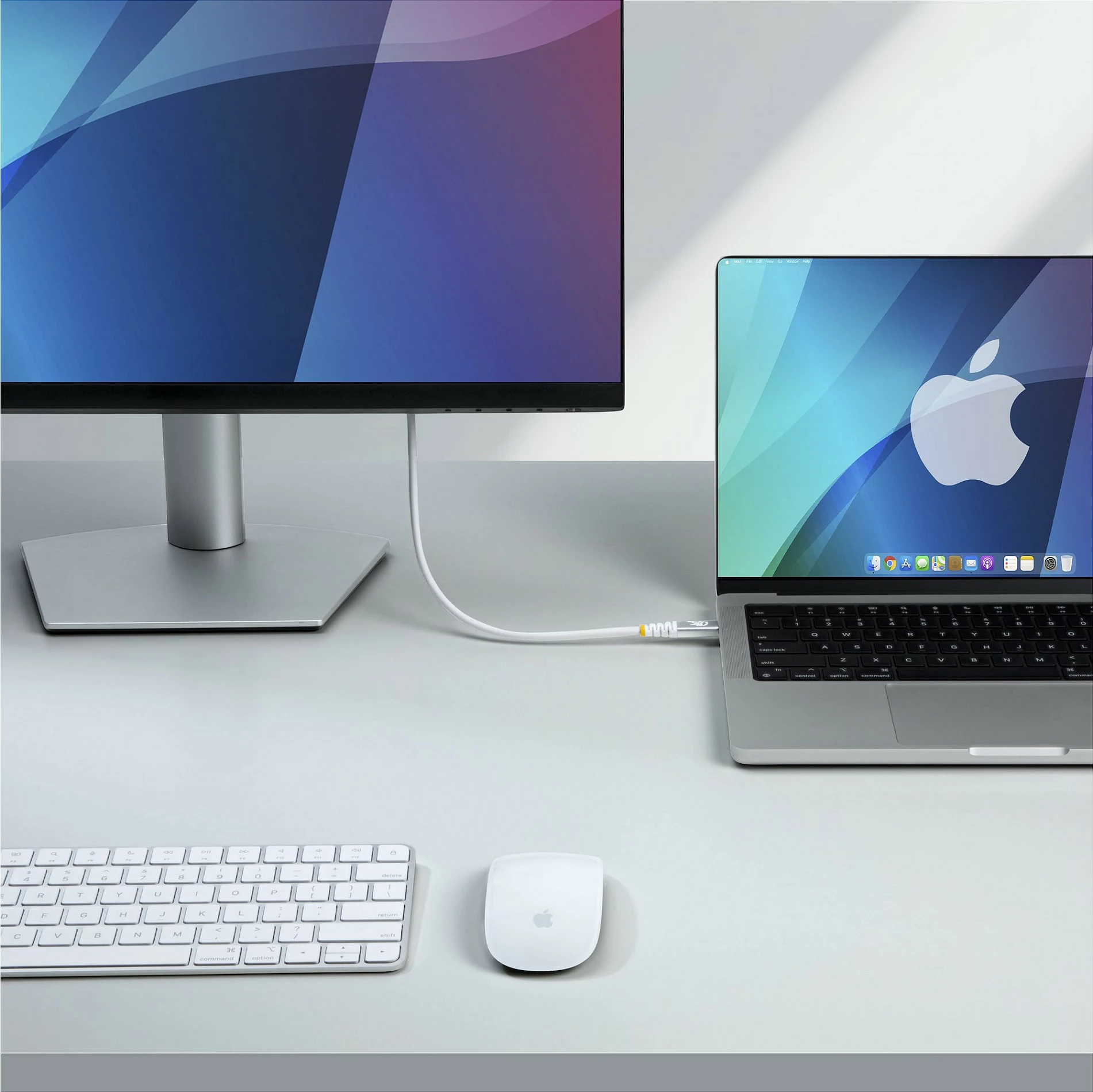 Kabl USB4 StarTech USB-C në USB-C 1.5m, 80Gbps, 240W, 8K, i bardhë