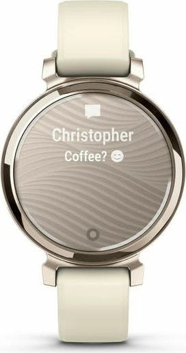 Smartwatch Garmin Lily 2, ekran me prekje, GPS, 5 ditë bateri, krem