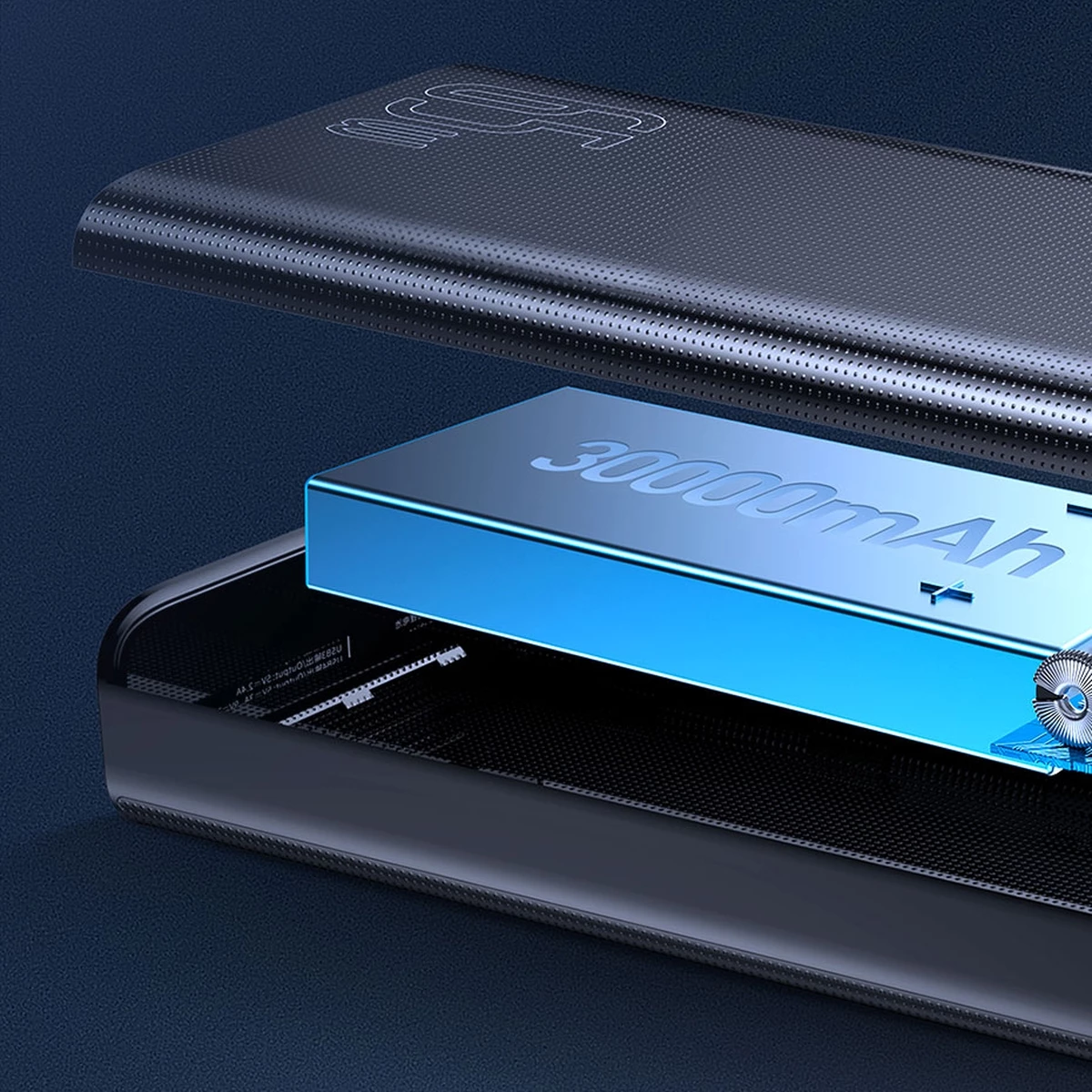 Powerbank Baseus Amblight 30000mAh 65W, i zi
