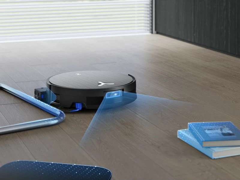 Fshesë robotike Ecovacs Deebot X11 Pro Omni 19500 Pa, me mop, 6400 mAh, e zezë