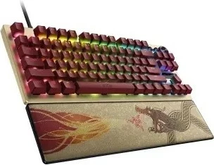 Tastierë Razer Huntsman V3 Pro TKL US, Counter-Strike 2 Edition, RGB, yellow
