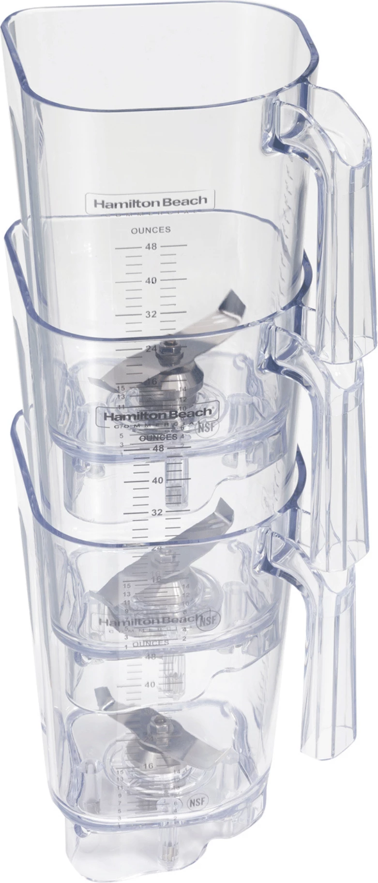 enë blenderi, Hamilton Beach Commercial, për HBH855-CE, 1.4 L, polikarbonat, transparente