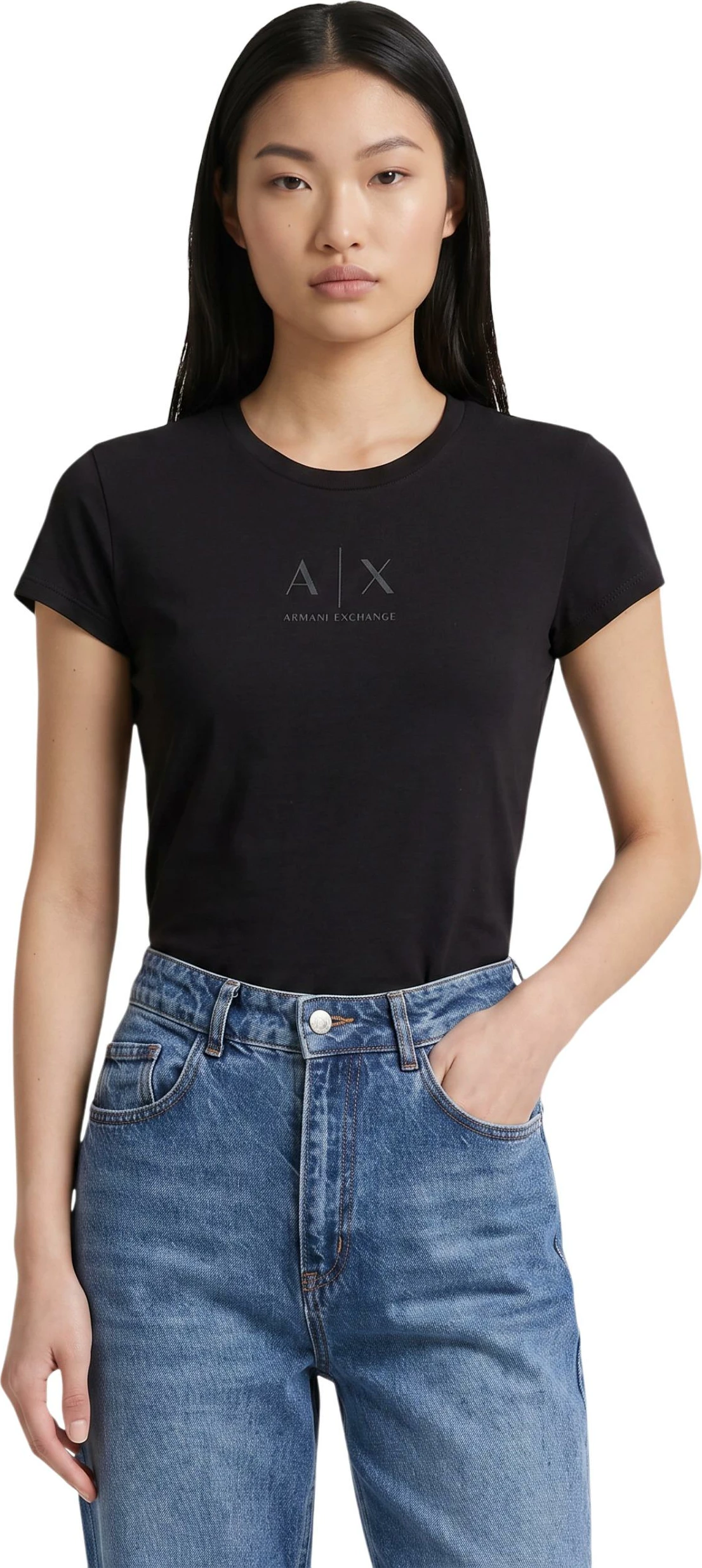 Maicë për femra Armani Exchange XW001458 AF16294, e zezë [Madhësia: S]