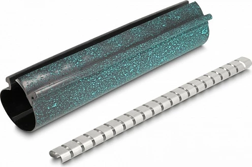 Tub termo-tkurrës DeLOCK 250 x 30 mm, 2.5:1, i zi