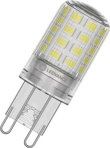 Llambë LED OSRAM LED PIN G9 P, 4.2W, 2700K, 470lm, Clear