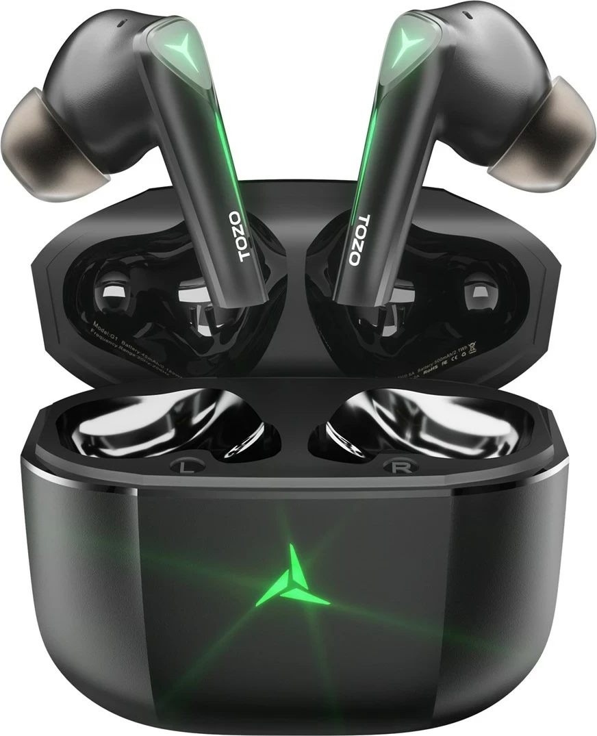 Kufje TOZO Gaming Pods True Wireless Stereo (TWS) In-Ear USB Type-C Bluetooth, Zezë
