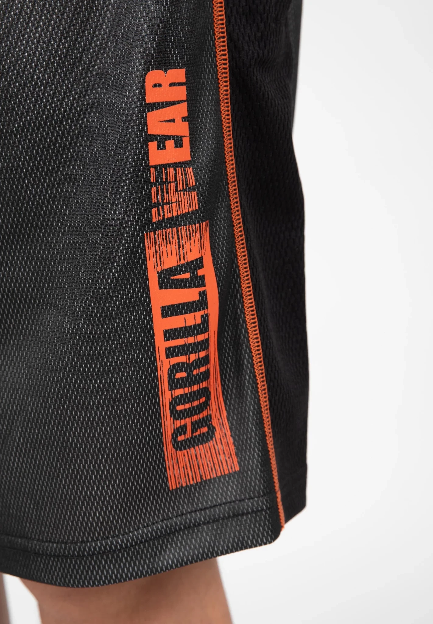 Wallace Mesh Shorts - Gray/Orange