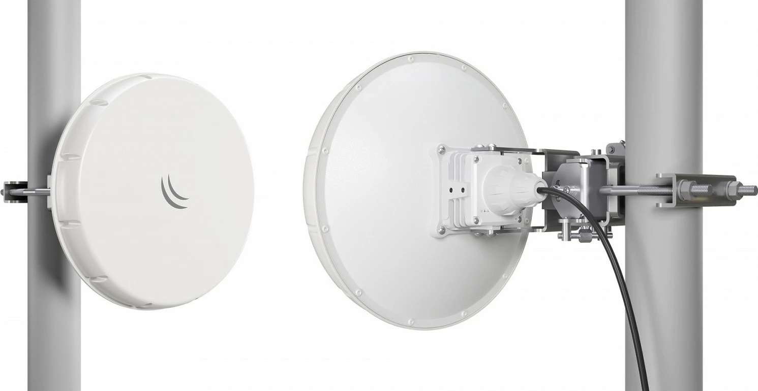 Set wireless Mikrotik nRAYG-60adpair, 60 GHz, 2 pajisje, Bardhë