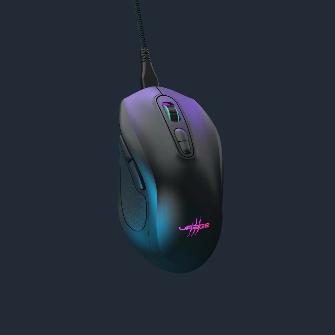 Maus gaming uRage Reaper 340, me kabllo, 8000 DPI, RGB, e zezë