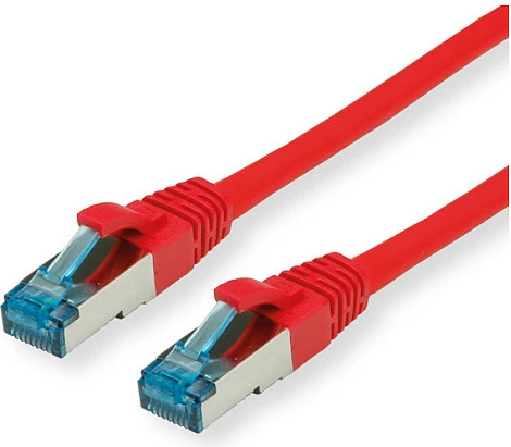 Kabllo rrjeti VALUE Cat6a S/FTP 0.5m RJ-45 10Gbps, e kuqe