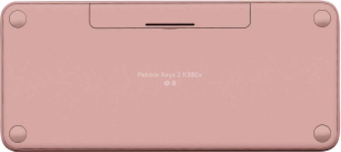 Tastierë mini Logitech Pebble Keys 2 K380s, wireless, Bluetooth, QWERTY, rozë