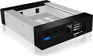 Sirtar HDD ICY BOX IB-129SSK-B, 2.5/3.5", hot-swap, SAS/SATA, alumin/zi