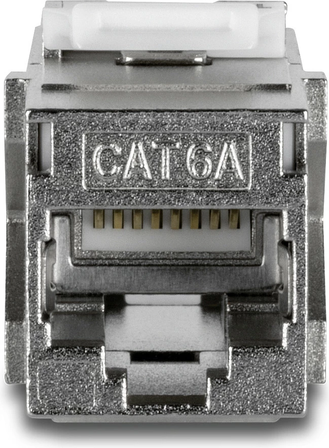 Kupler Keystone RJ-45 TRENDnet TC-KC06C6A, Cat6A, 10GBase-T, paketë 6 copë, argjend