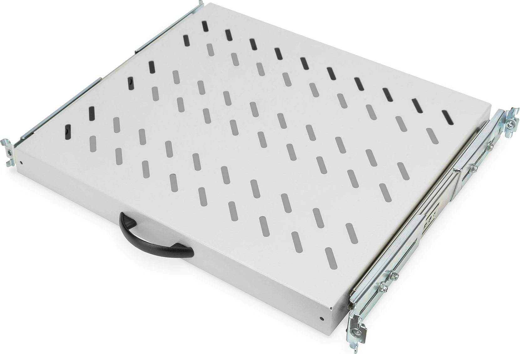 Raft rrëshqitës Digitus 1U 19 inç, 25kg, gri