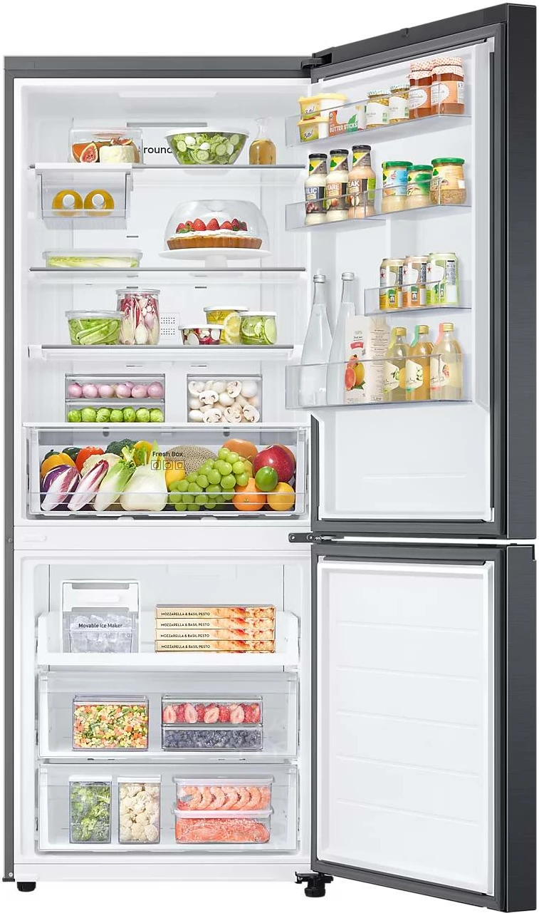 Frigorifer kombinë, Samsung RB50DG602EB1EO, 508 L, 192/76 cm, AI Energy Mode, SpaceMax, i zi