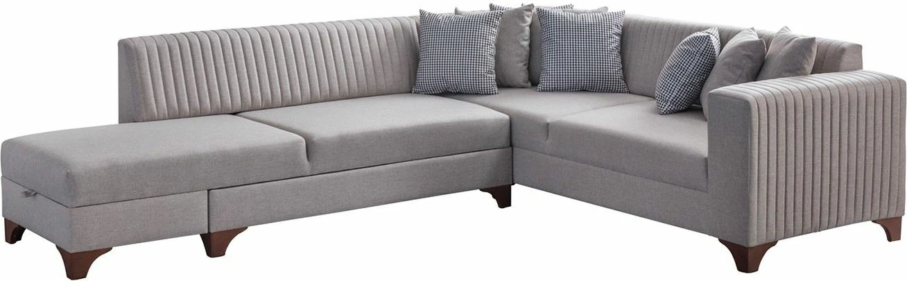 Kënd-sofë krevati Atelier del Sofa, West majtas, krem
