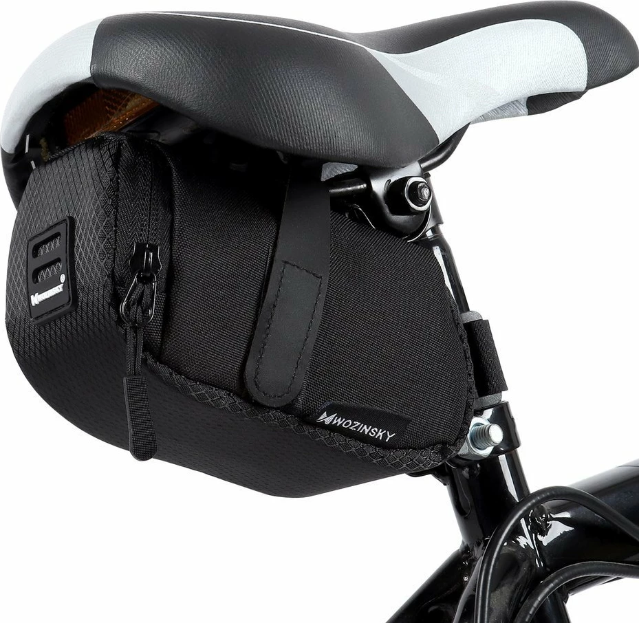 Çantë nën sedilje për biçikletë Wozinsky WBB8BK, 0.6L, e zezë
