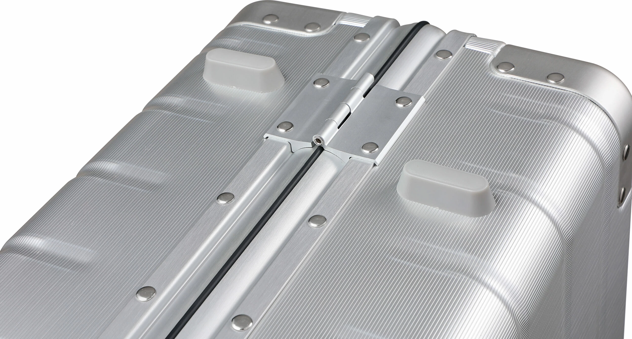 Valixhe udhëtimi Twopoint QL-03 24\", aliazh alumini-magnez, rrota 360°, dry TSA me kombinim, waterproof, argjendtë