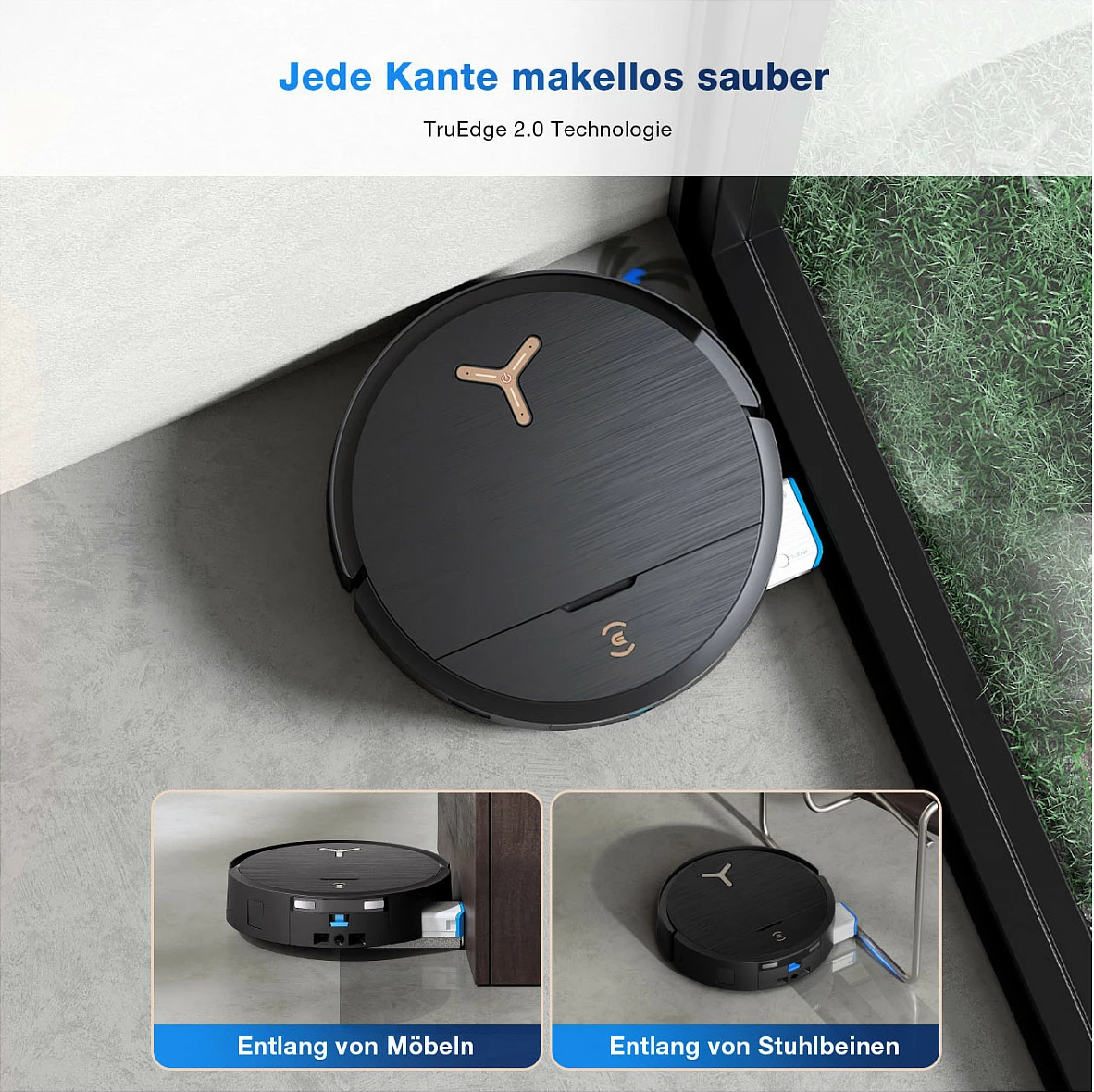 Fshesë robotike ECOVACS Deebot X9 Pro Omni, me larje dyshemeje, stacion bazë, e zezë