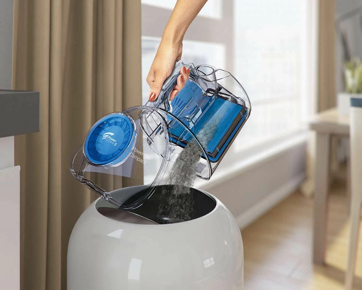 Fshesë me korrent Philips PowerPro Compact FC9333/09 900W 1.5L pa thasë, vjollcë