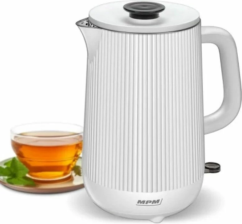 Çajnik pa kabllo MPM MCZ-115, i bardhë, 1.5L