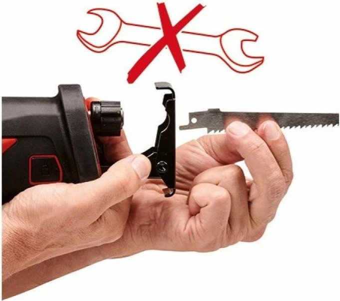 Sharrë reciproke Einhell TE-AP 89 18/26 Li-Solo, e zezë/kuqe