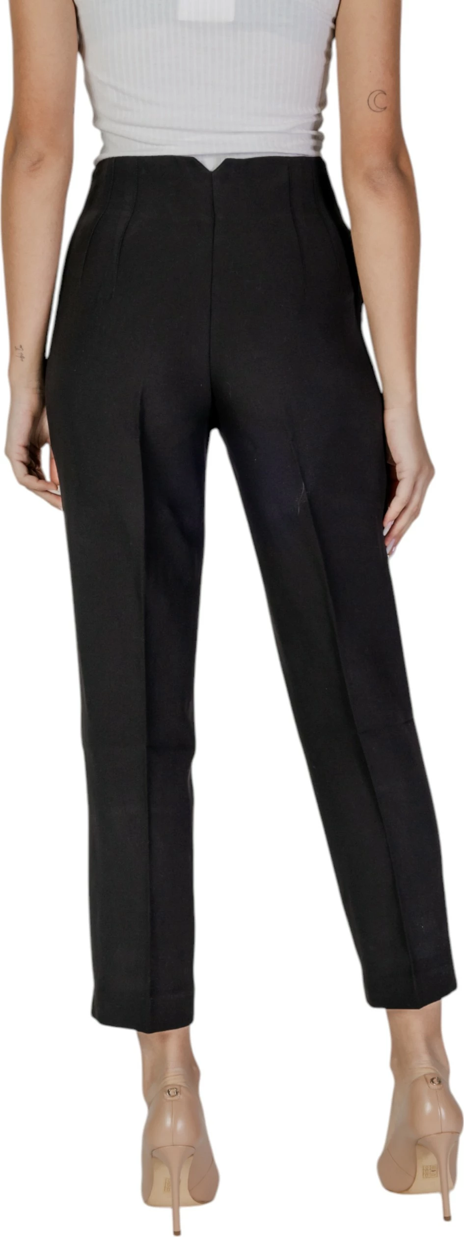 Pantallona për femra Only ONLRAVEN LIFE HW PANT TLR 15298565, të zeza [Madhësia: W38 L32]