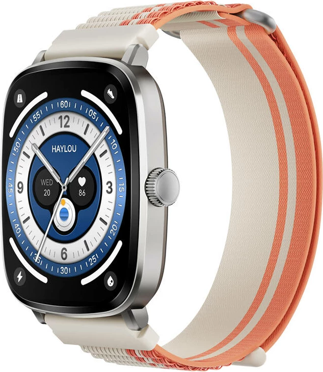 Smartwatch Haylou RS5, 2.01" AMOLED, IP68, Argjend