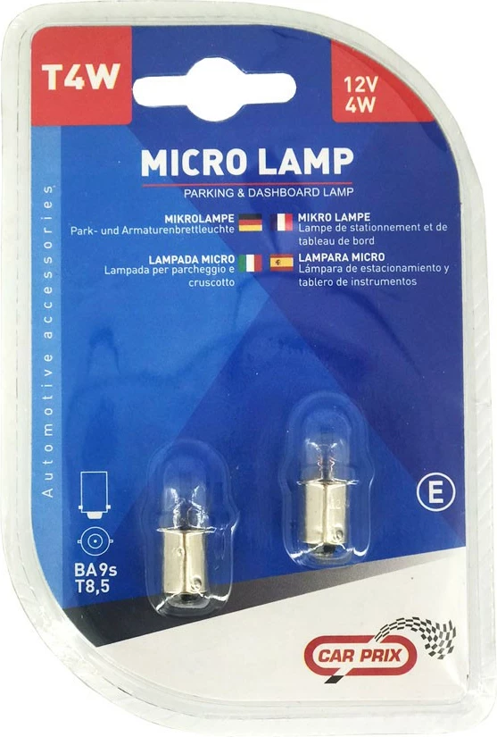 Lampa 12v 4w Ba9s Blister