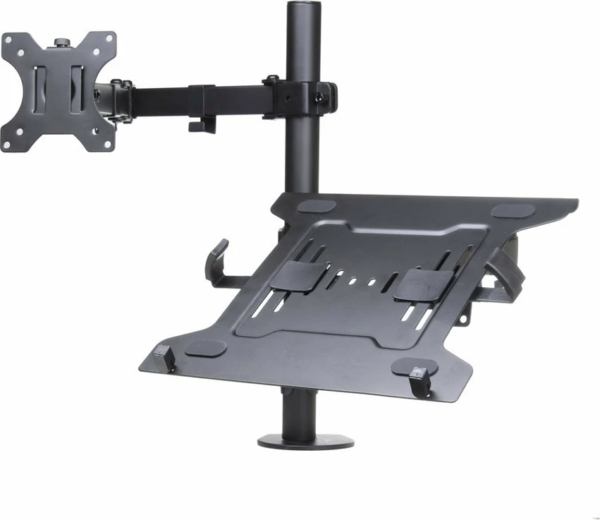 Mbajtës tavoline për monitor dhe laptop Art L-24 (RAMM L-24) 13-32\" VESA 75x75/100x100, i zi